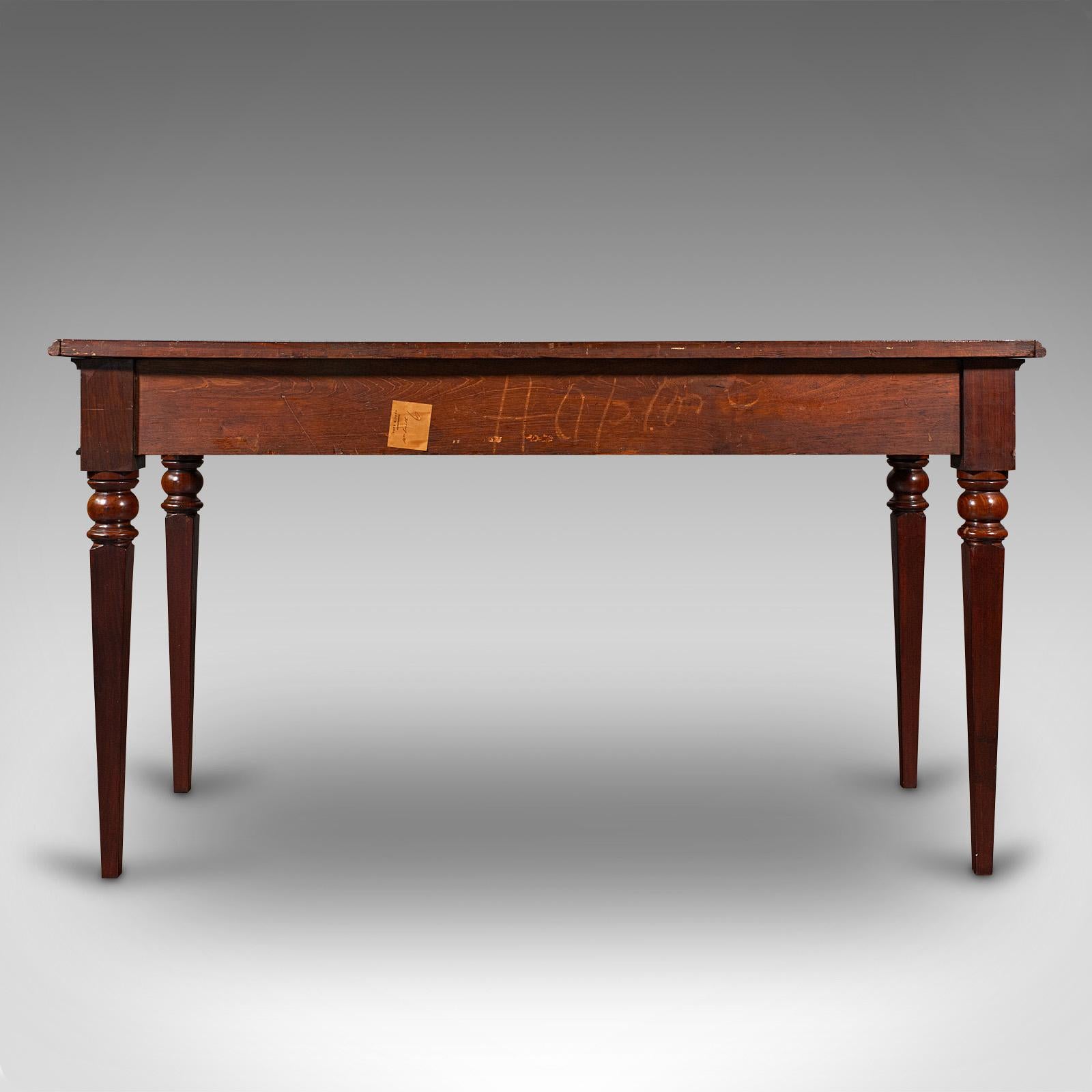 18th Century Antique Writer's Desk, English, Inlay, Side, Serving Table, Georgian, C.1800 For Sale