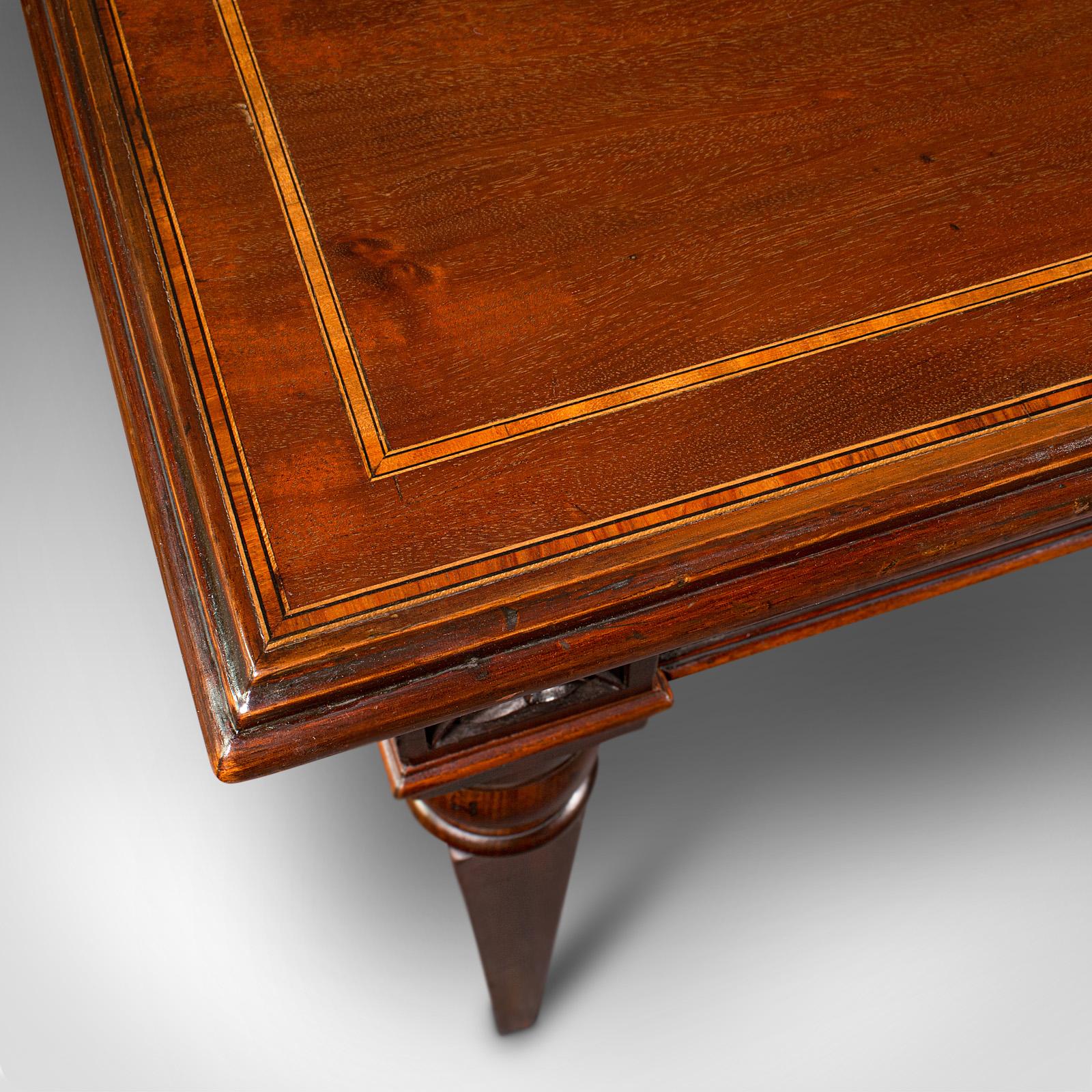 Antique Writer's Desk, English, Inlay, Side, Serving Table, Georgian, C.1800 For Sale 2