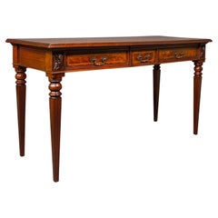 Bureau d'écrivain anglais ancien, incrusté, table de service, géorgien, vers 1800