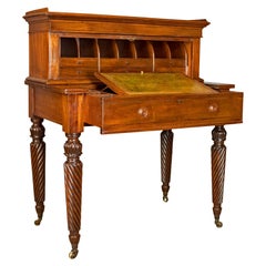 Antique, Writing Desk, William iv, Bonheur Du Jour, A Solomon, circa 1835