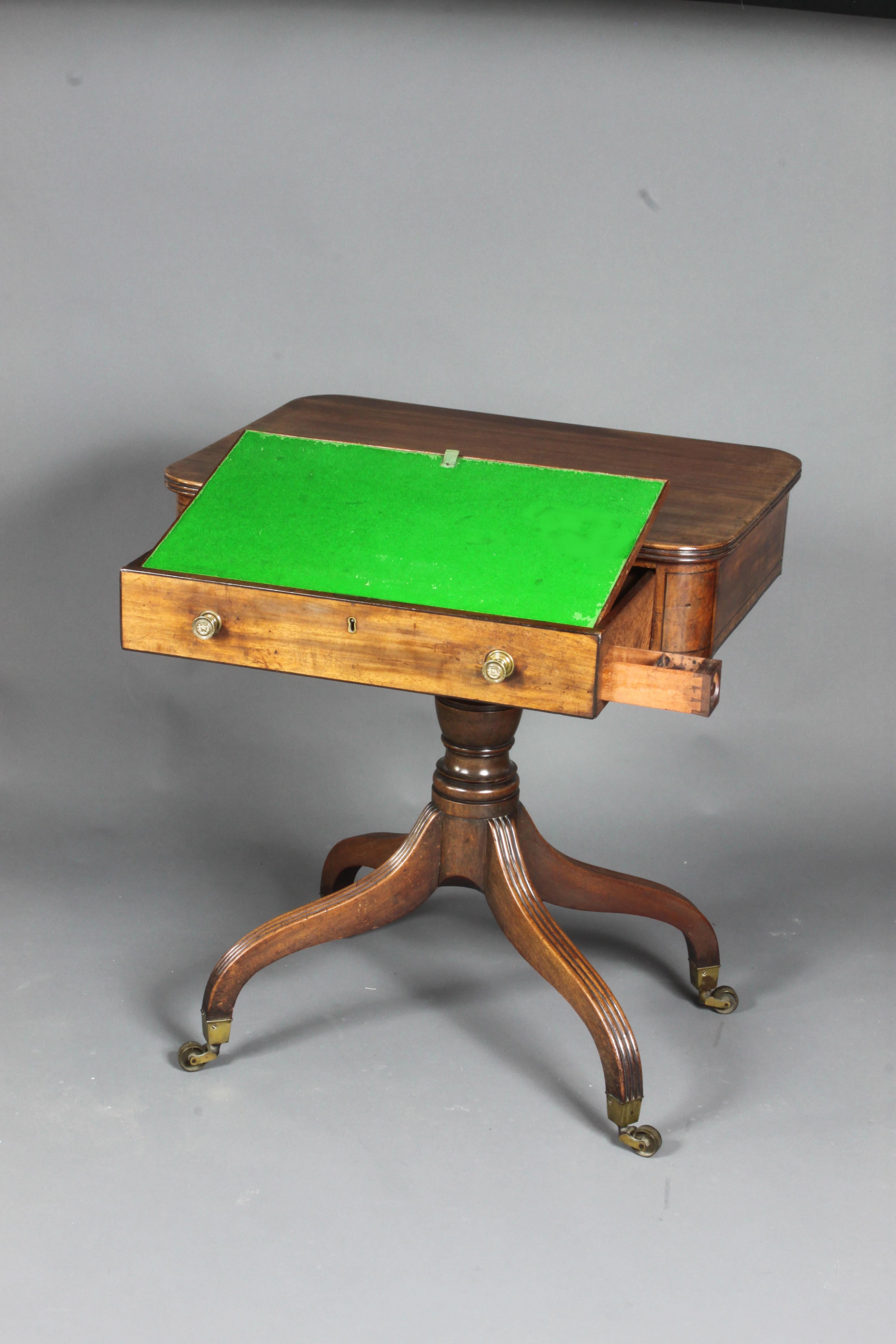 Regency Antique Writing or Occasional Table For Sale