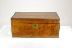 Antique Writing Slope, Victorian Lap Desk, Walnut, Scotland 1860s, B1442