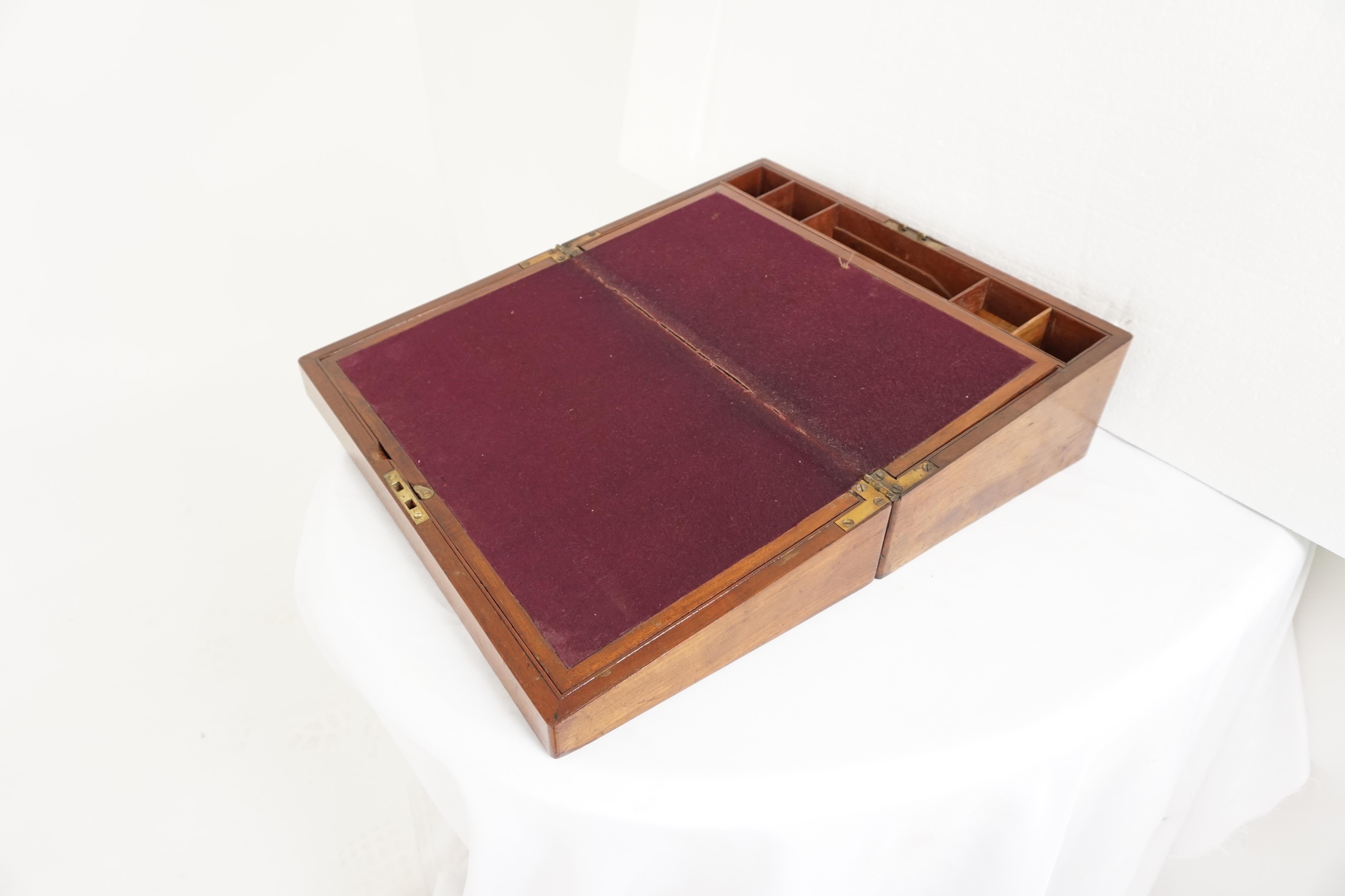 Antikes Schreibpult:: Viktorianischer Mahagoni-Schreibtisch:: Schottland 1870:: B1768 1