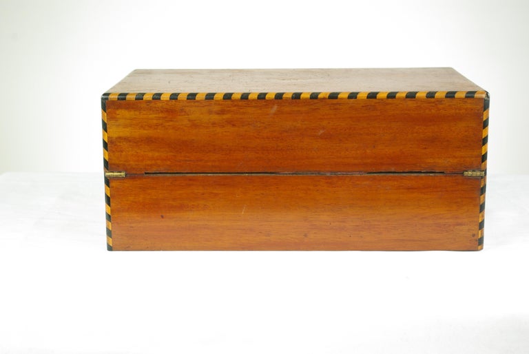 Antique Writing Slope Writing Box Antique Lap Desk Walnut
