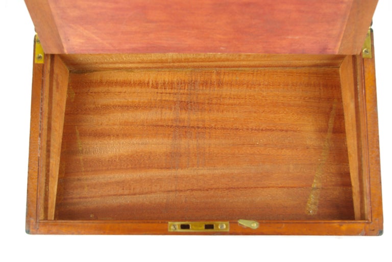 Antique Writing Slope Writing Box Antique Lap Desk Walnut