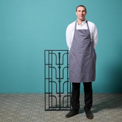 Antique Wrought Iron Decorative Panel