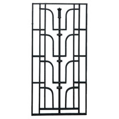 Antique Wrought Iron Decorative Panel