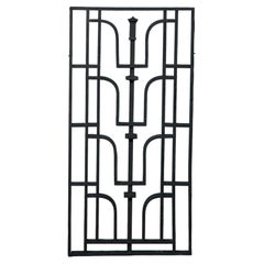 Antique Wrought Iron Decorative Panel