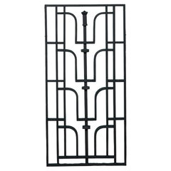 Antique Wrought Iron Decorative Panel