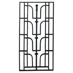 Antique Wrought Iron Decorative Panel