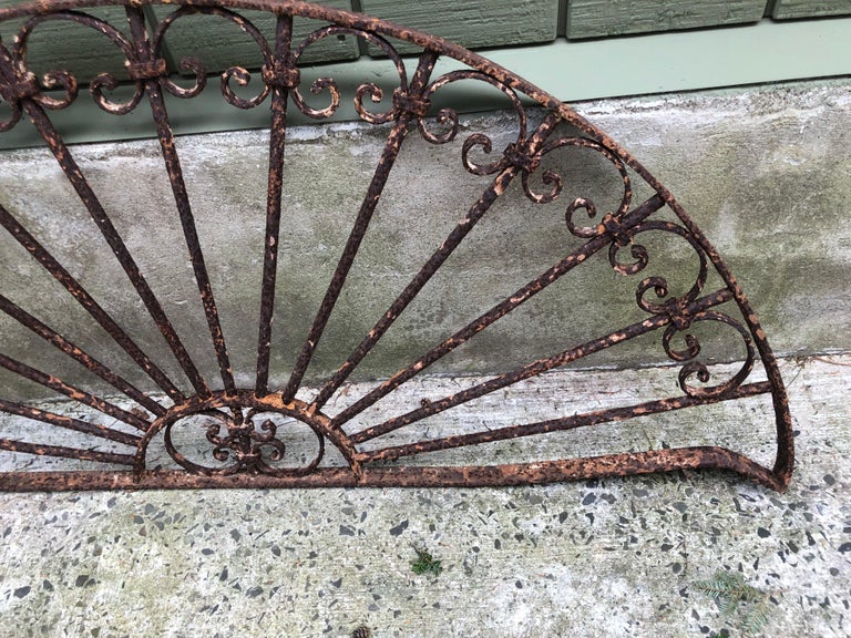 Antique Wrought Iron Decorative Window Guard For Sale At 1stdibs