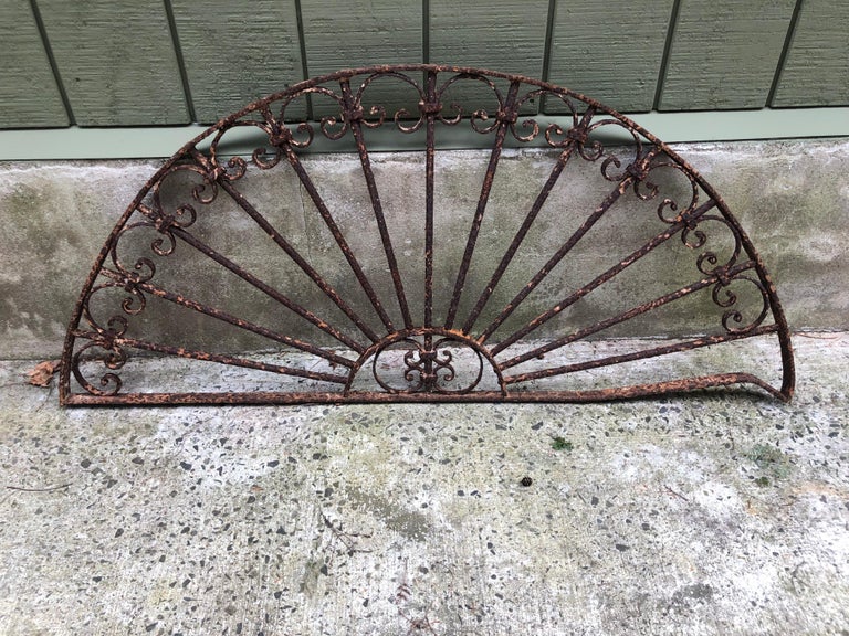 Antique Wrought Iron Decorative Window Guard For Sale At 1stdibs