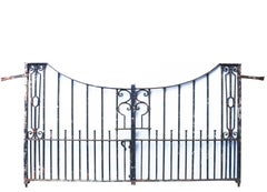 Antique Wrought Iron Driveway Gates