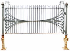 Antique Wrought Iron Estate Gate
