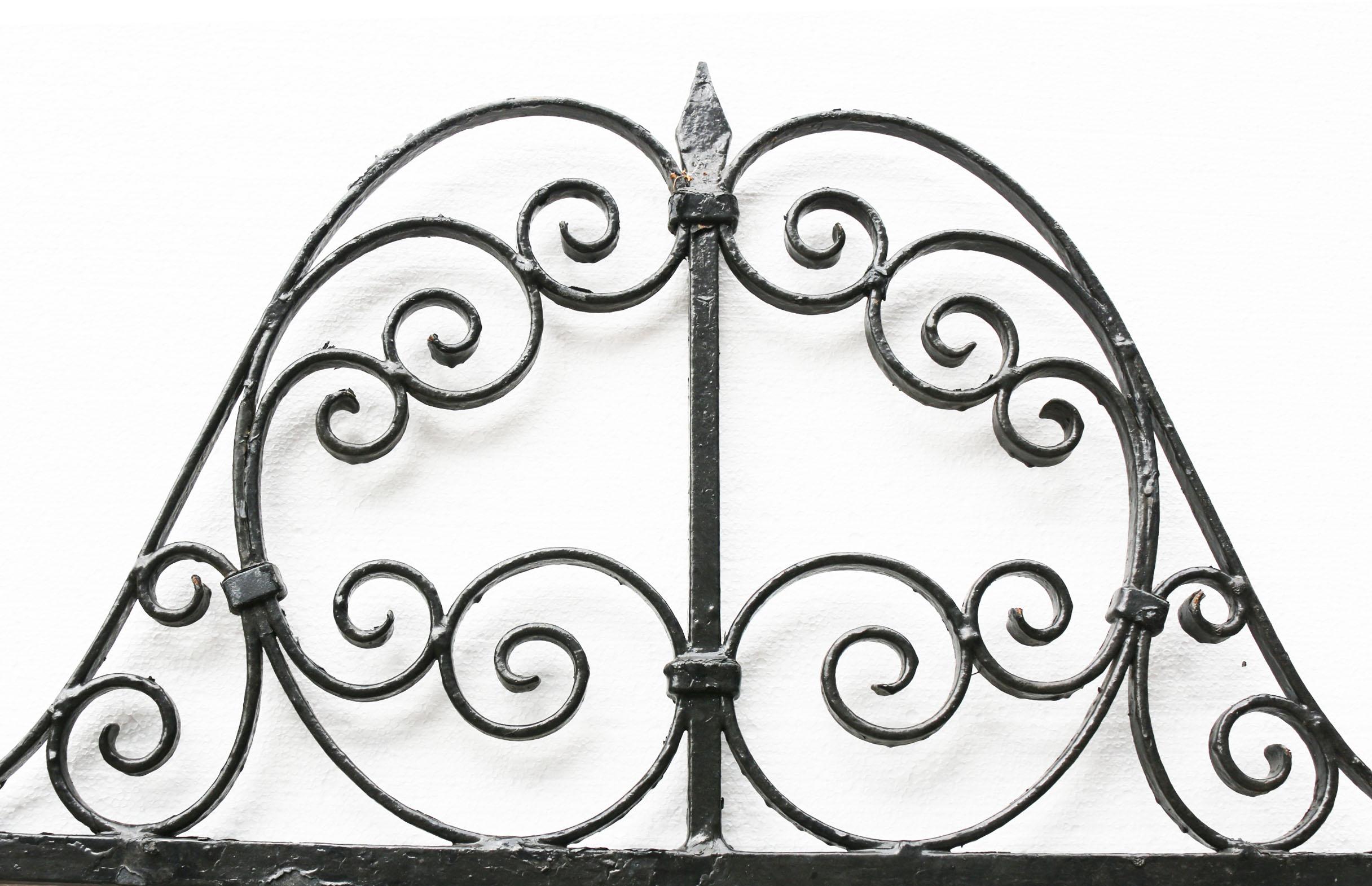 About

A blacksmith made wrought iron garden or side gate.

Condition Report

This gate is in great condition for its age and use. There is a working latch and part of the original hinge present.

Style

Victorian

Date of