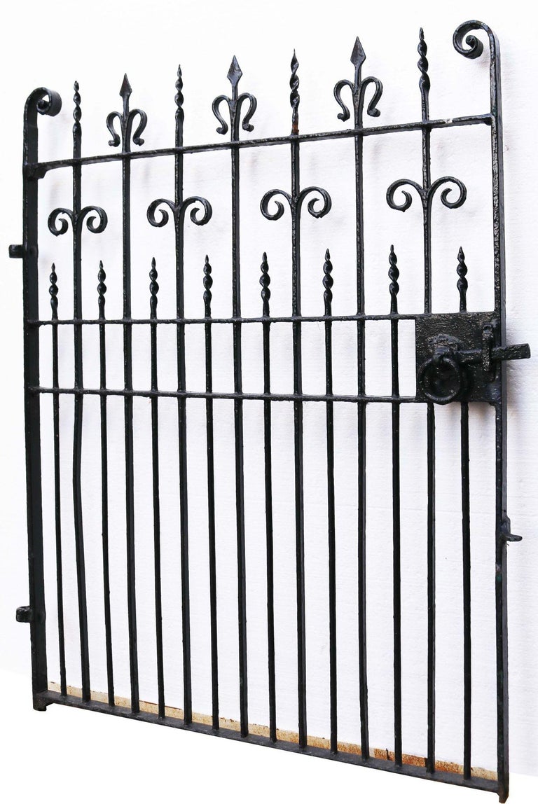 Antique Wrought Iron Garden Gate at 1stDibs