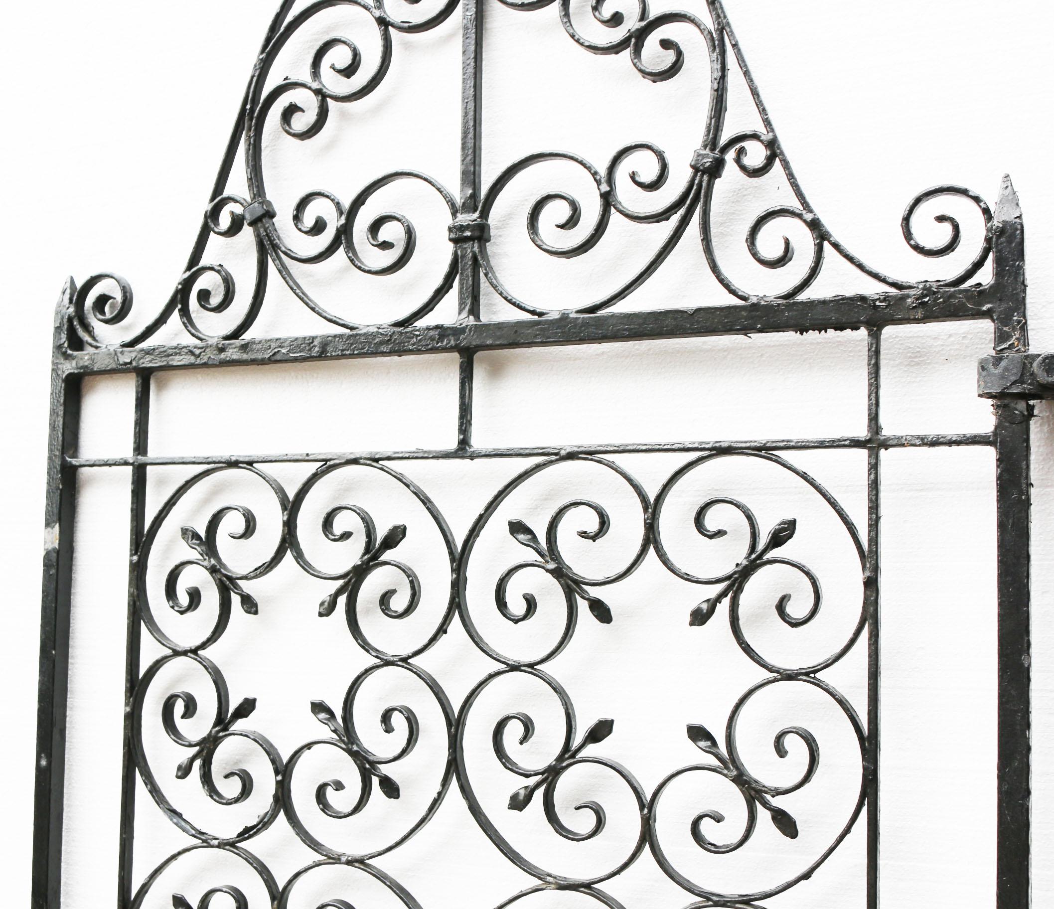 Victorian Antique Wrought Iron Garden Gate