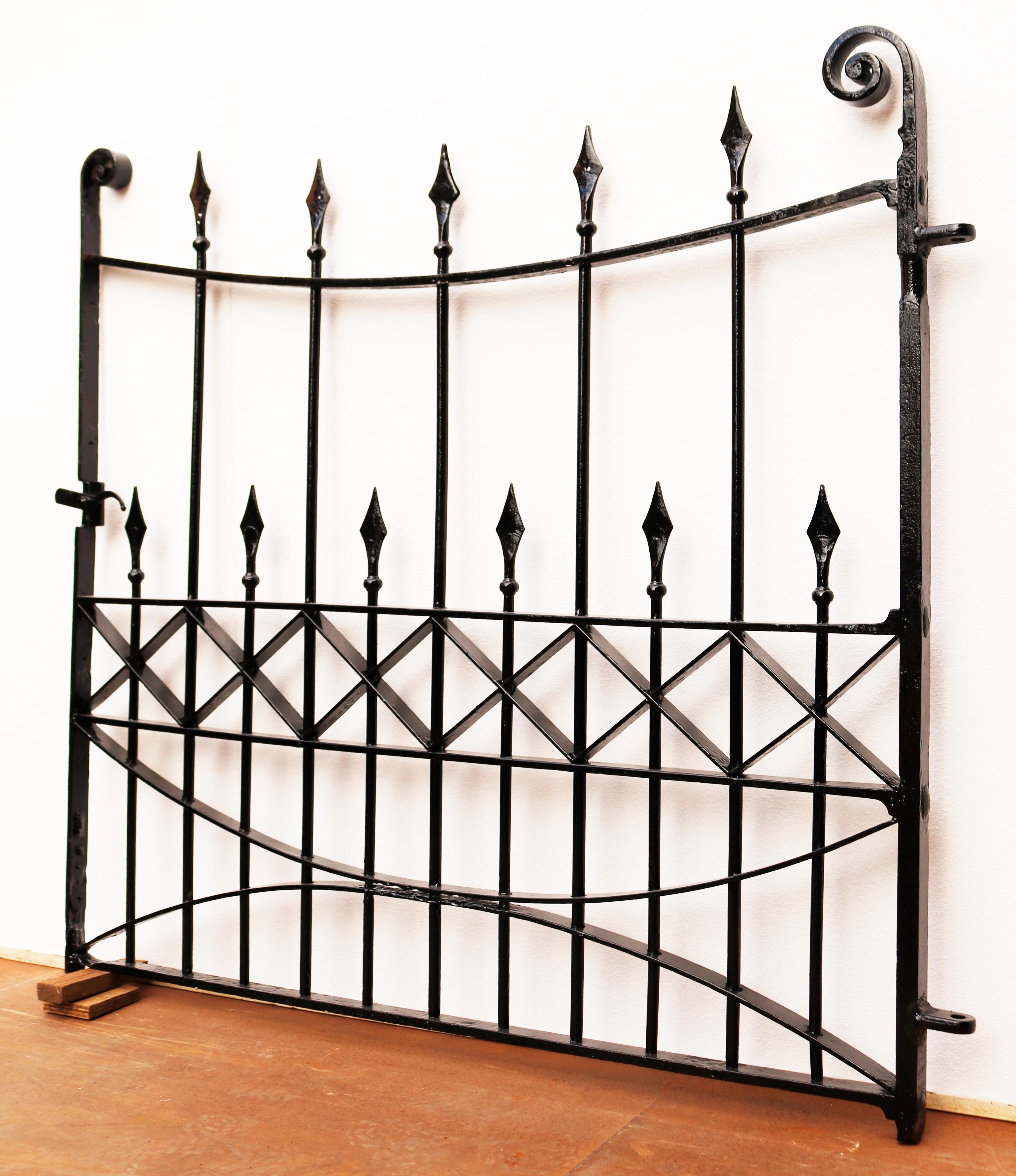 vintage wrought iron gates