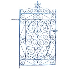 Antique Wrought Iron Garden Gate