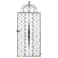 Antique Wrought Iron Garden Gate