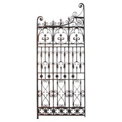 Antique Wrought Iron Garden Gate