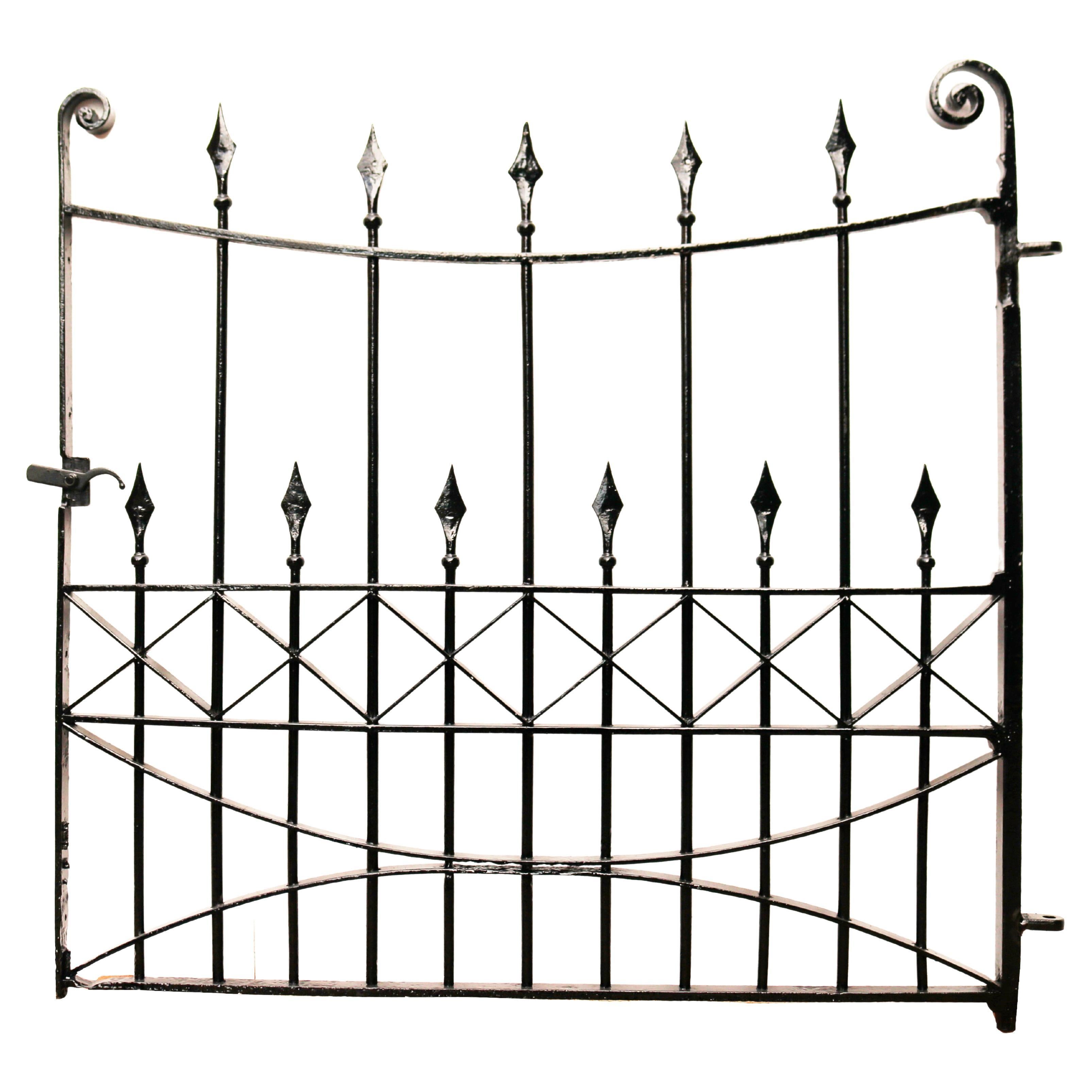 Antique Wrought Iron Garden Gate For Sale at 1stDibs wrought iron