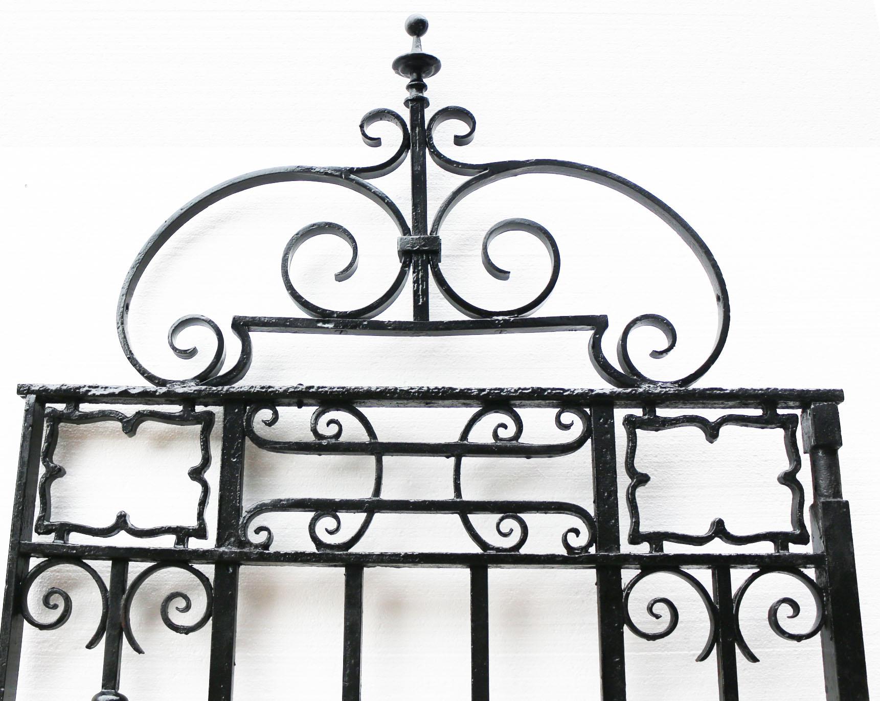 About

A good quality antique Victorian period wrought iron garden gate. Reclaimed from a private house in Essex.

Condition report

In good condition for its age and use. Paint in good condition. Latch seized. Hinges not present.