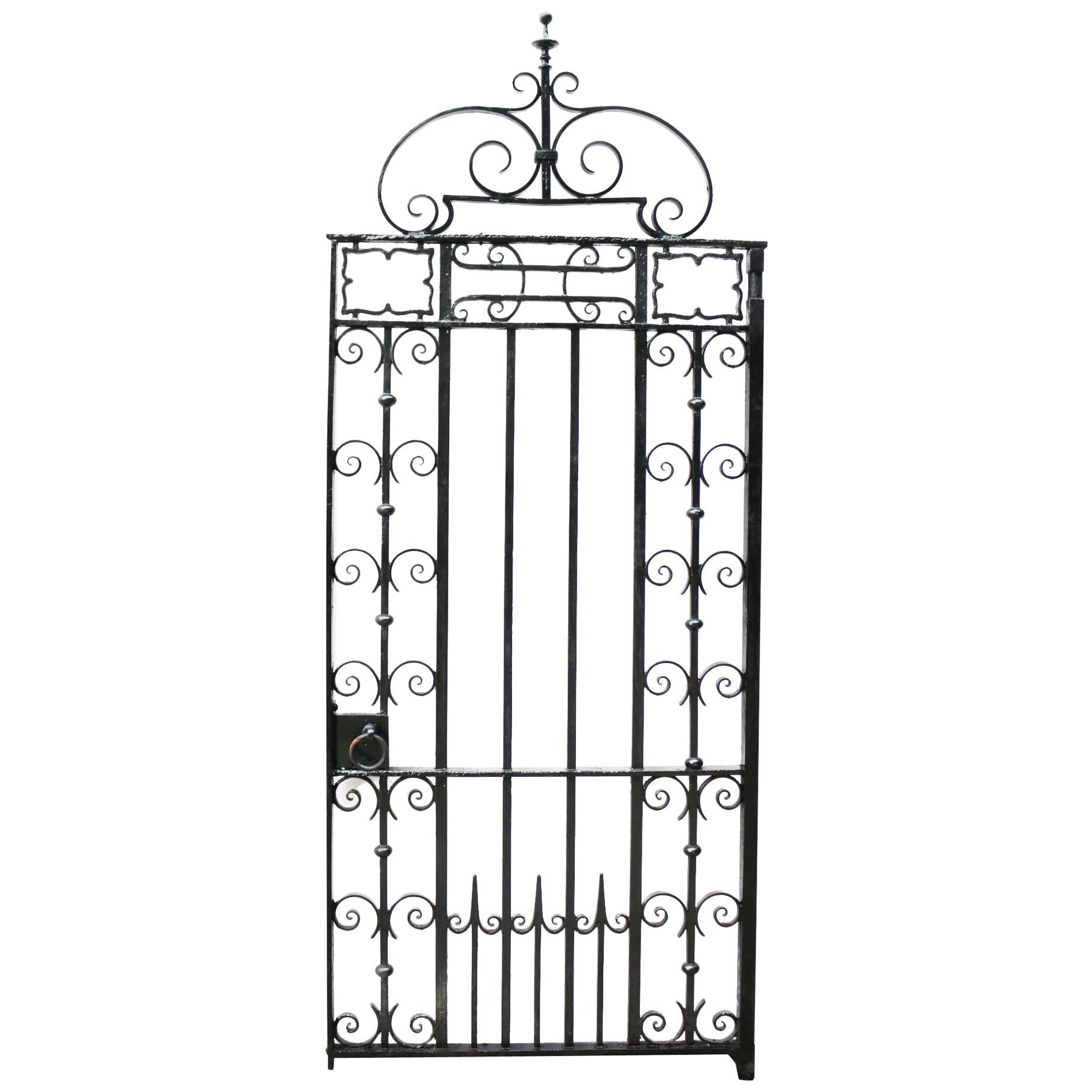 Antique Wrought Iron Gate