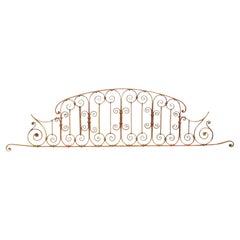Antique Wrought Iron Gate Overthrow