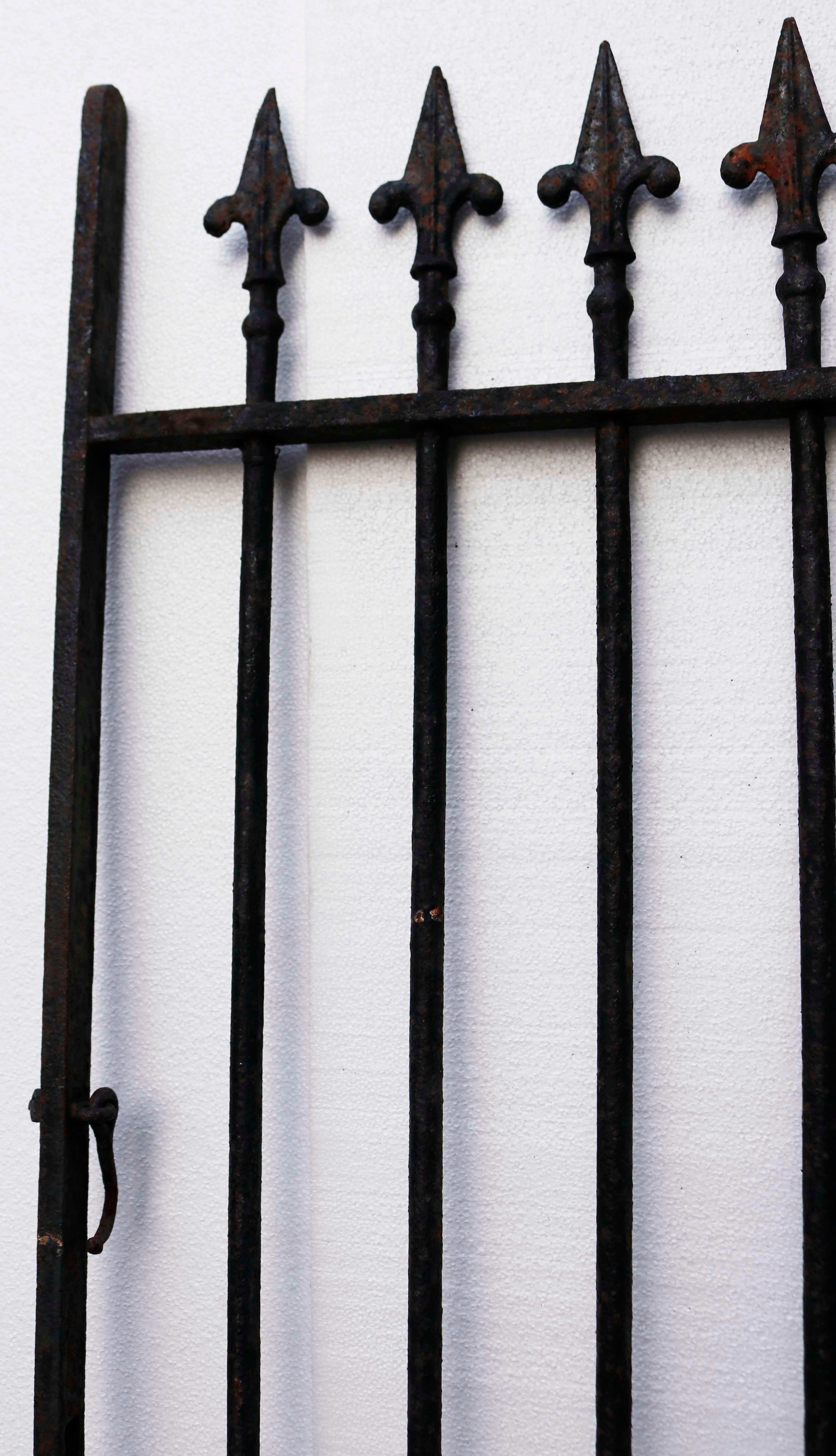 antique cast iron fence finials