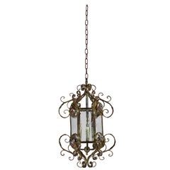 Antique Wrought Iron Lantern