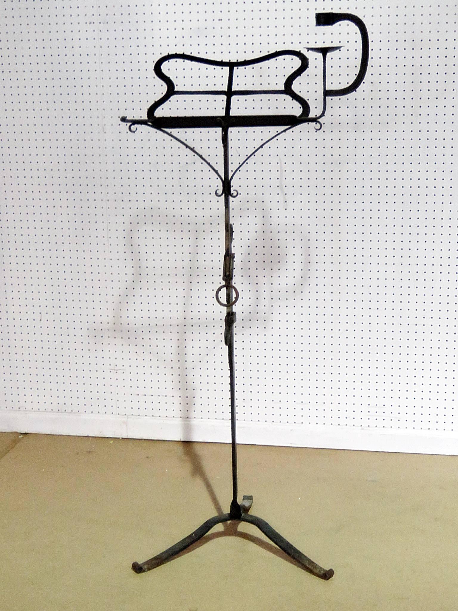 vintage wrought iron music stand