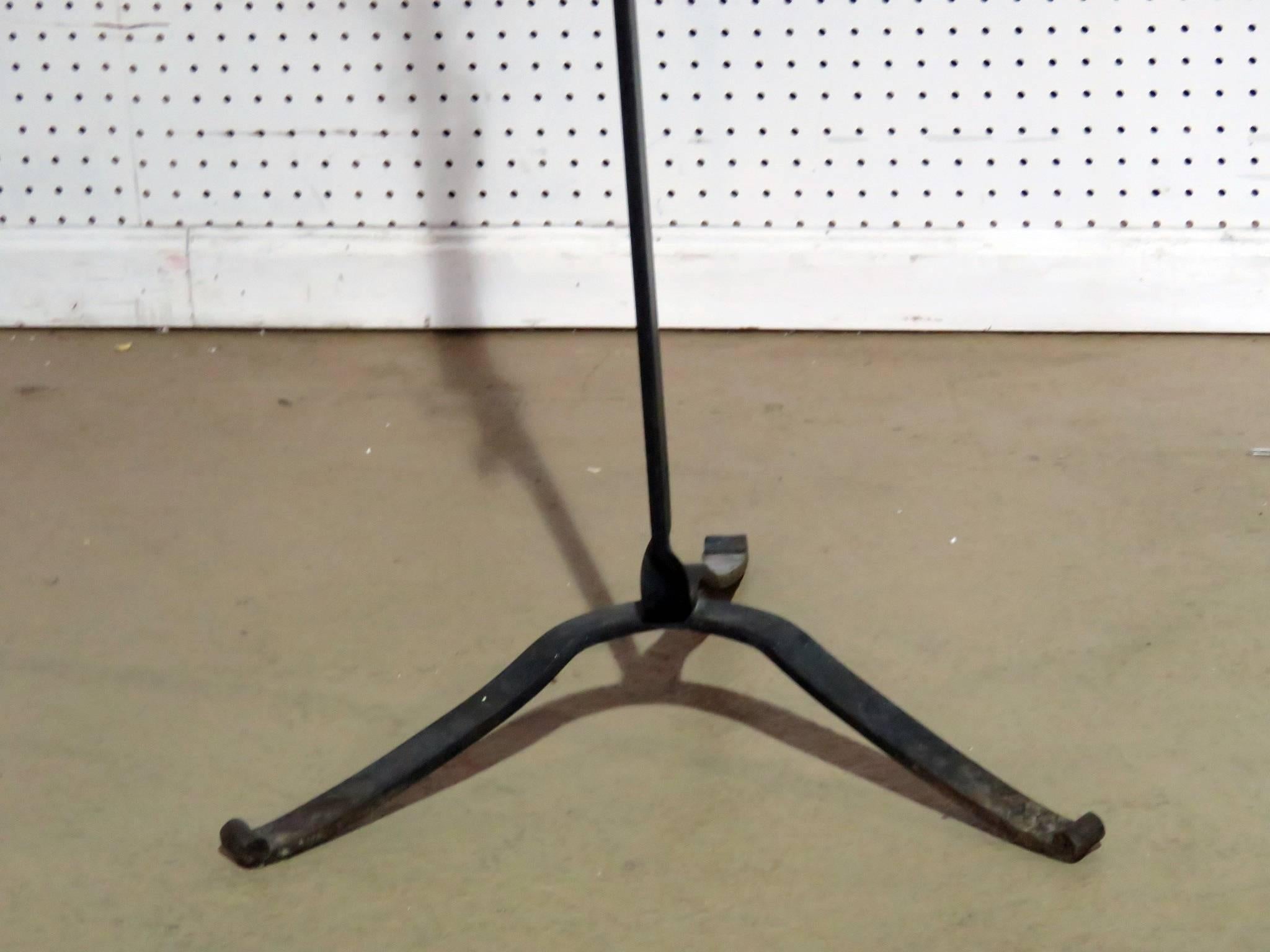 American Antique Wrought Iron Music Stand Attributed to Samuel Yellin