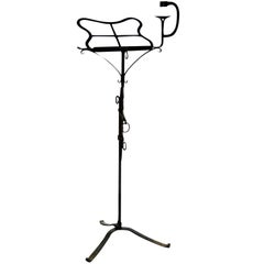 Antique Wrought Iron Music Stand Attributed to Samuel Yellin