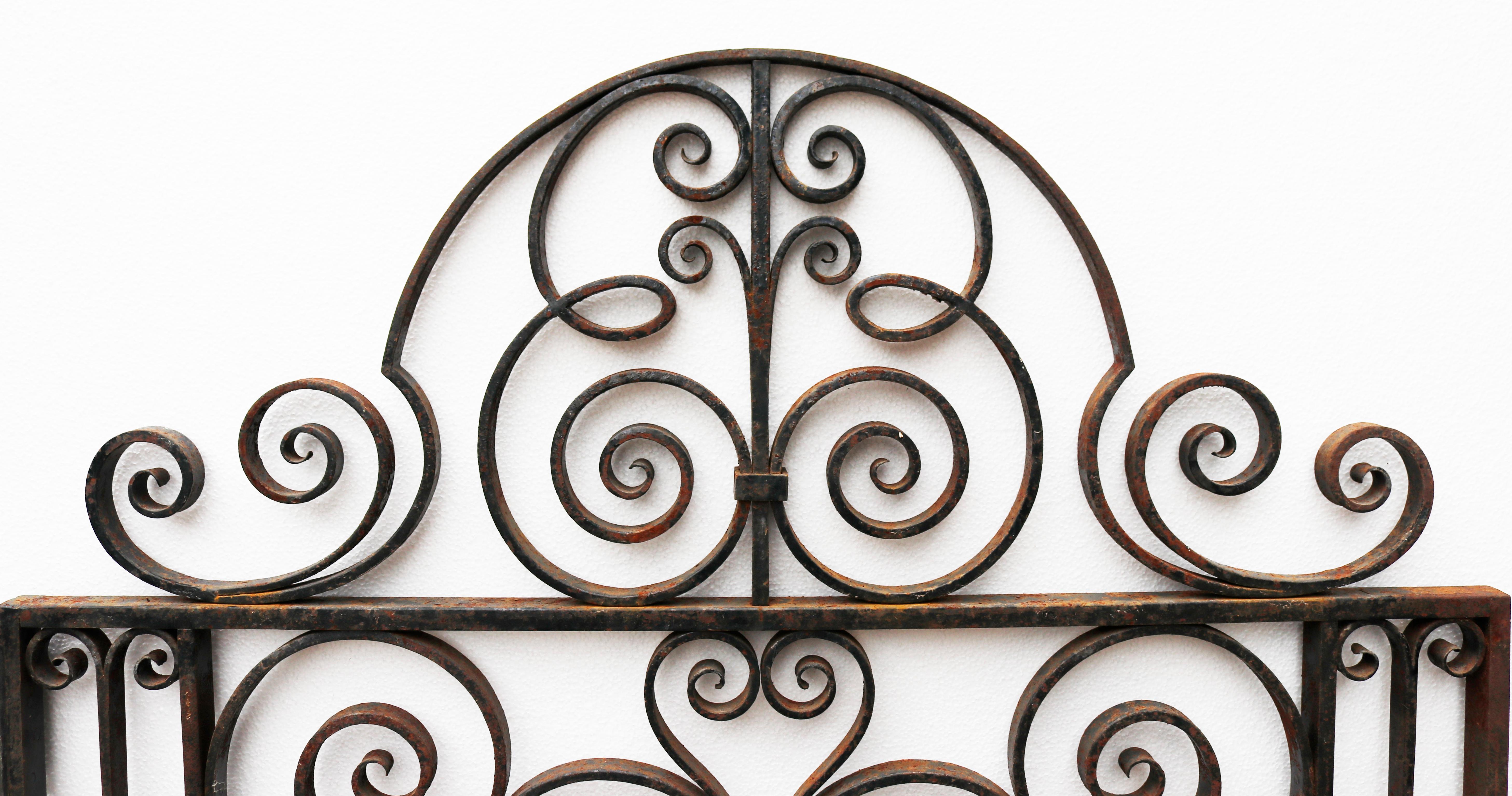 ornate wrought iron gates