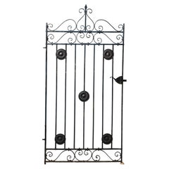 Antique Wrought Iron Pedestrian Gate