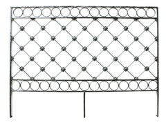 Antique Wrought Iron Railing Panel