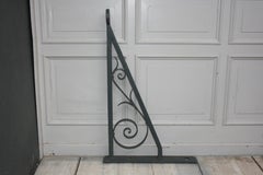 Antique Wrought Iron Shop Sign Bracket, Late 19th Century