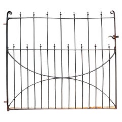 Antique Wrought Iron Side Gate in Regency Period Style