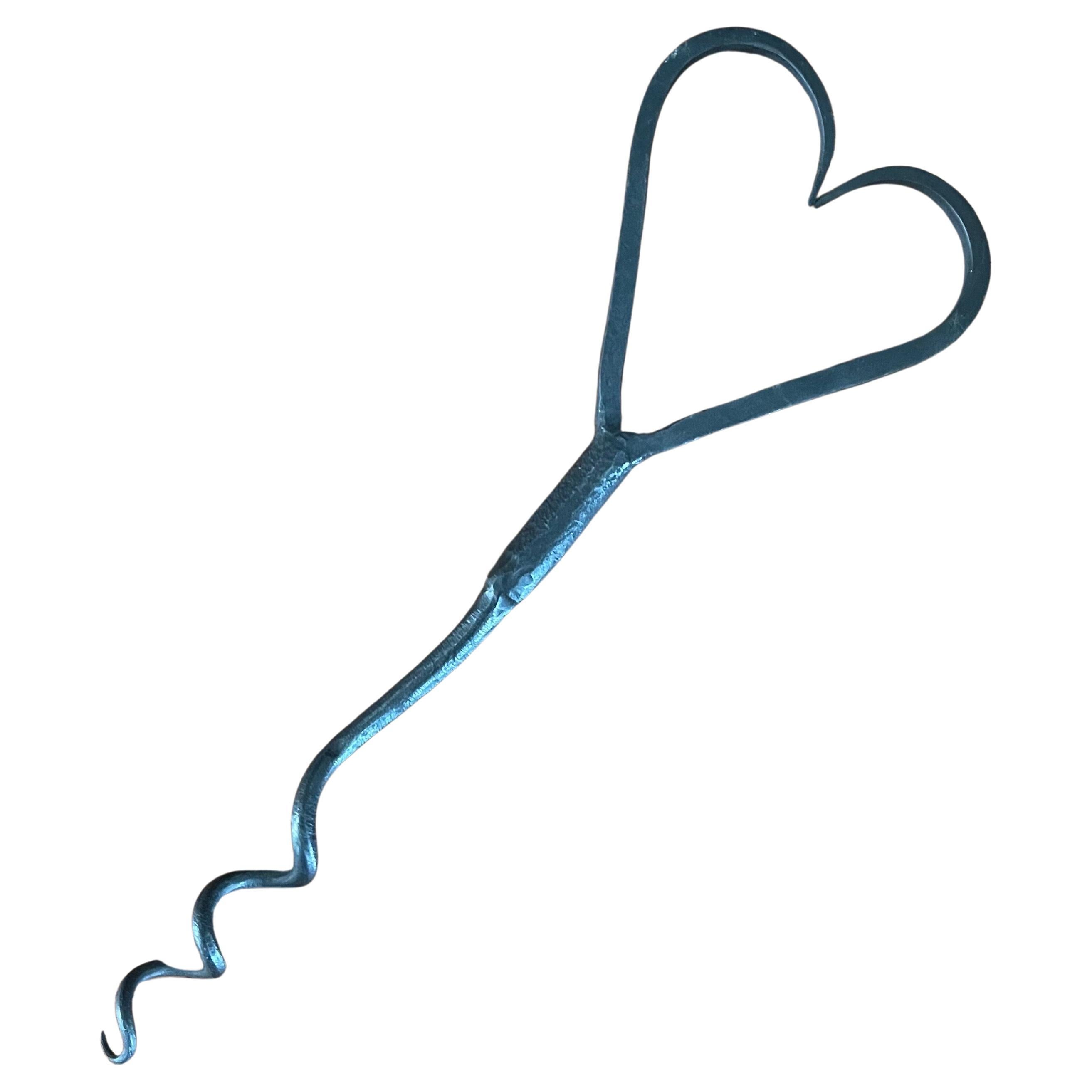Américain Spatule et décapsuleur anciens en fer forgé en vente