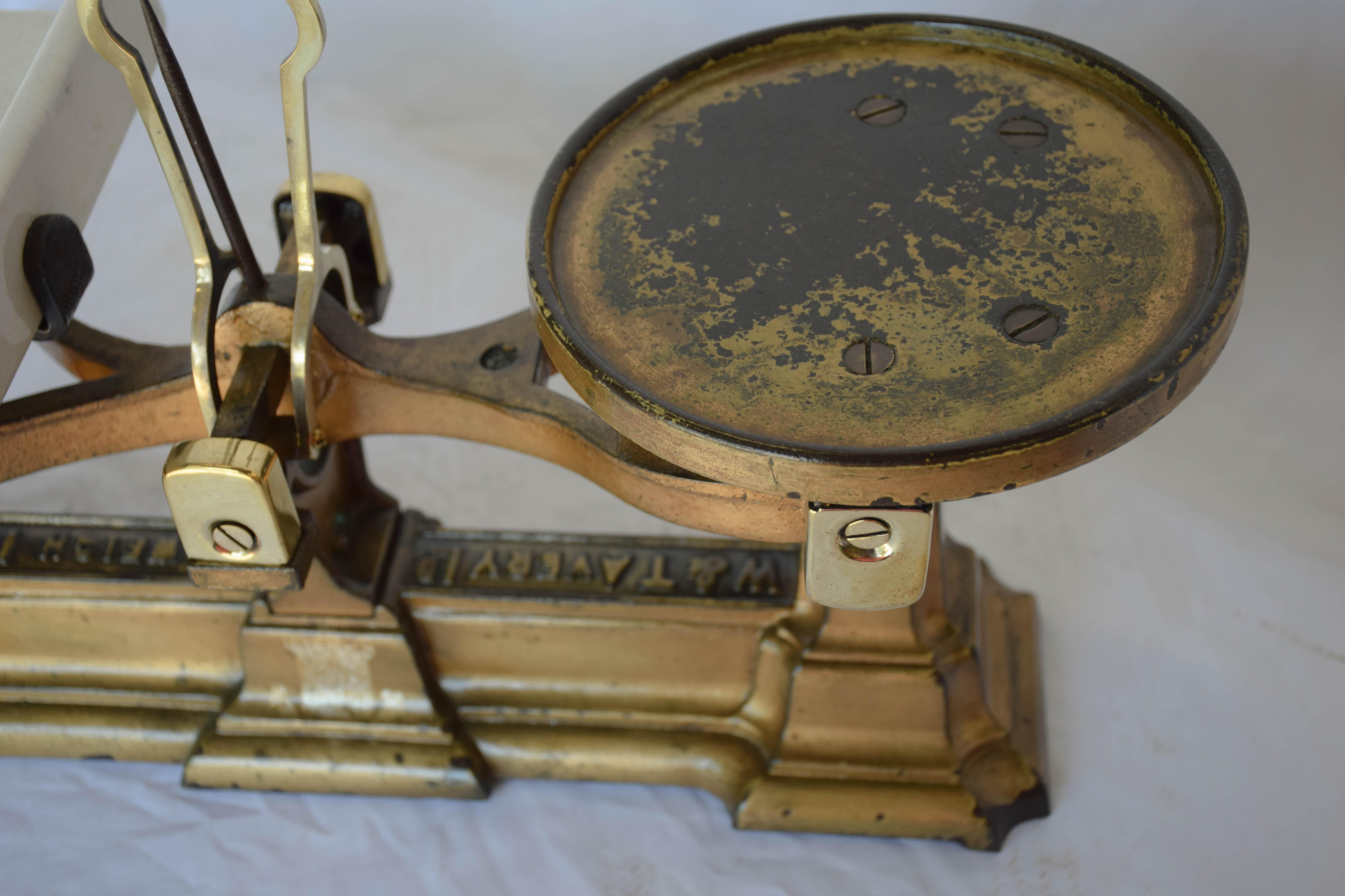 Antique Wrought Iron Weight Balance Scale by W and T Avery Ltd. 3