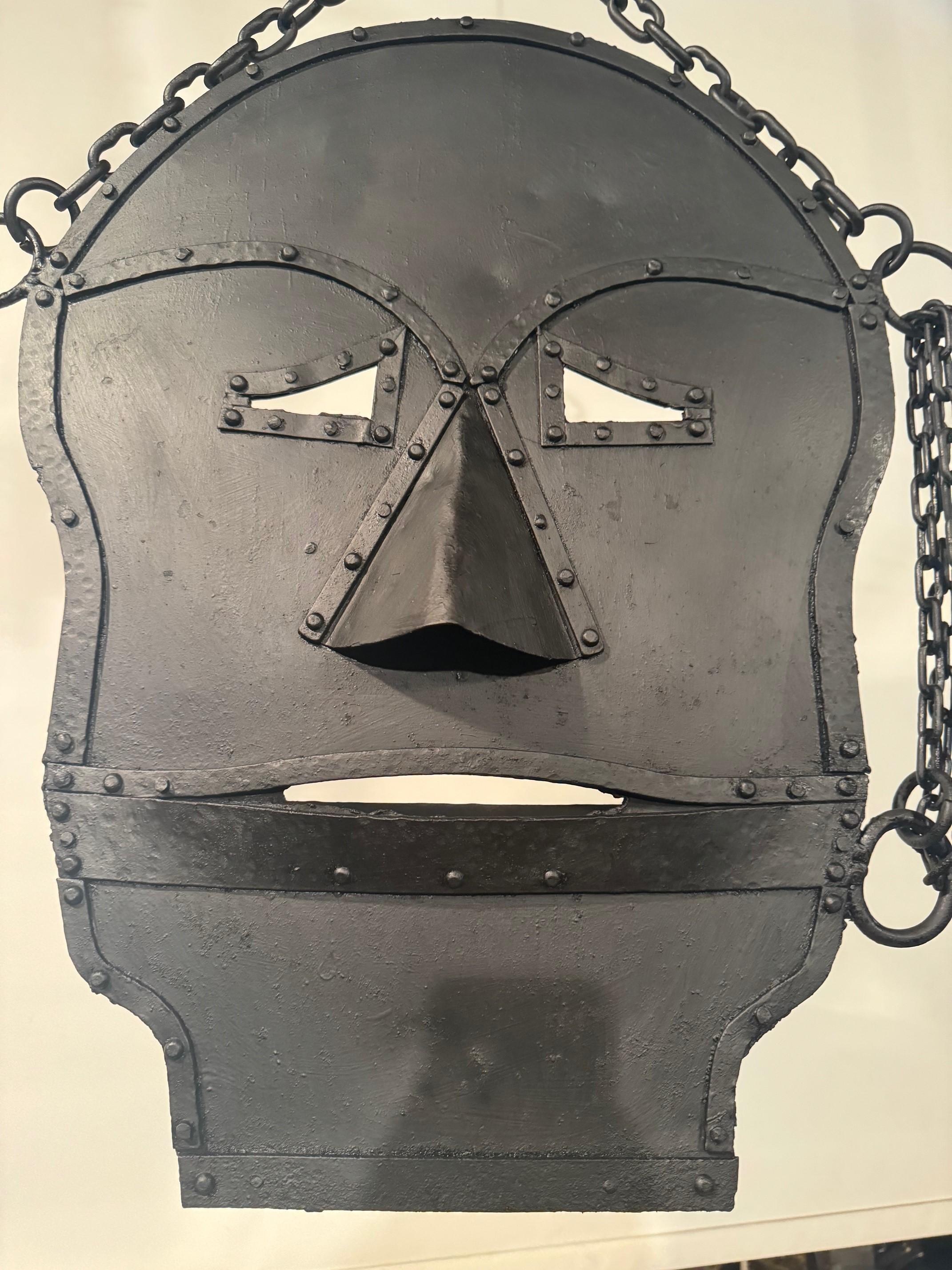 Antiguo cartel de soldador de hierro forjado Arte popular en venta