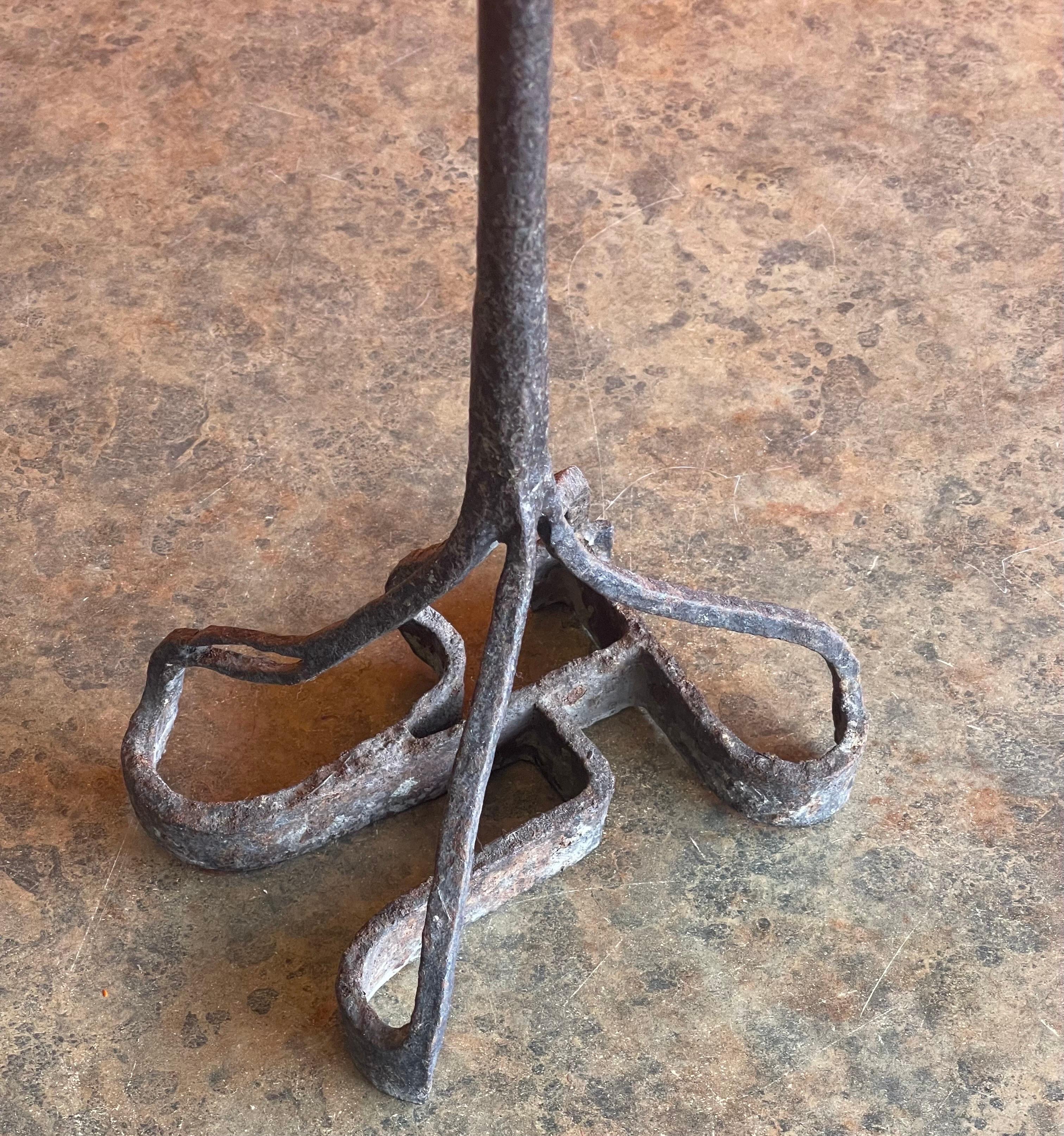 North American Antique Wrought Iron Western Branding Iron For Sale