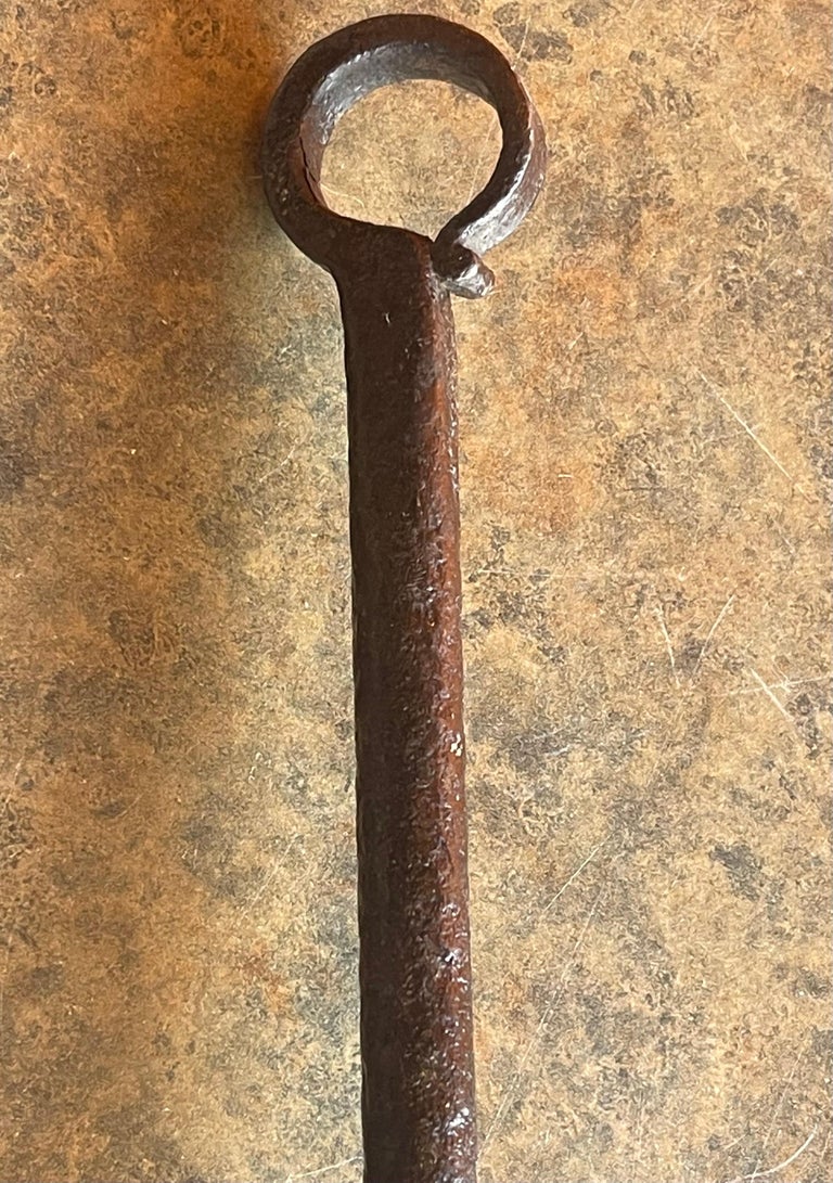 Antique Wrought Iron Western Branding Iron For Sale at 1stDibs