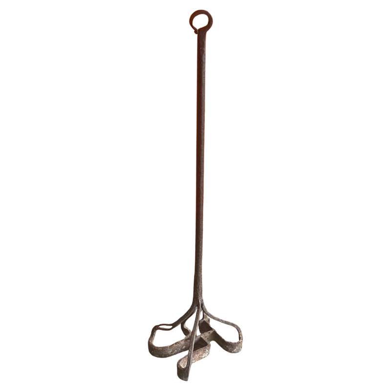 Antique Wrought Iron Western Branding Iron For Sale at 1stDibs