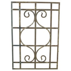 Antique Wrought Iron Window Guard