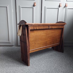Antique WW1  Military Officers 'Cabinetta' folding campaign bed , 1900s
