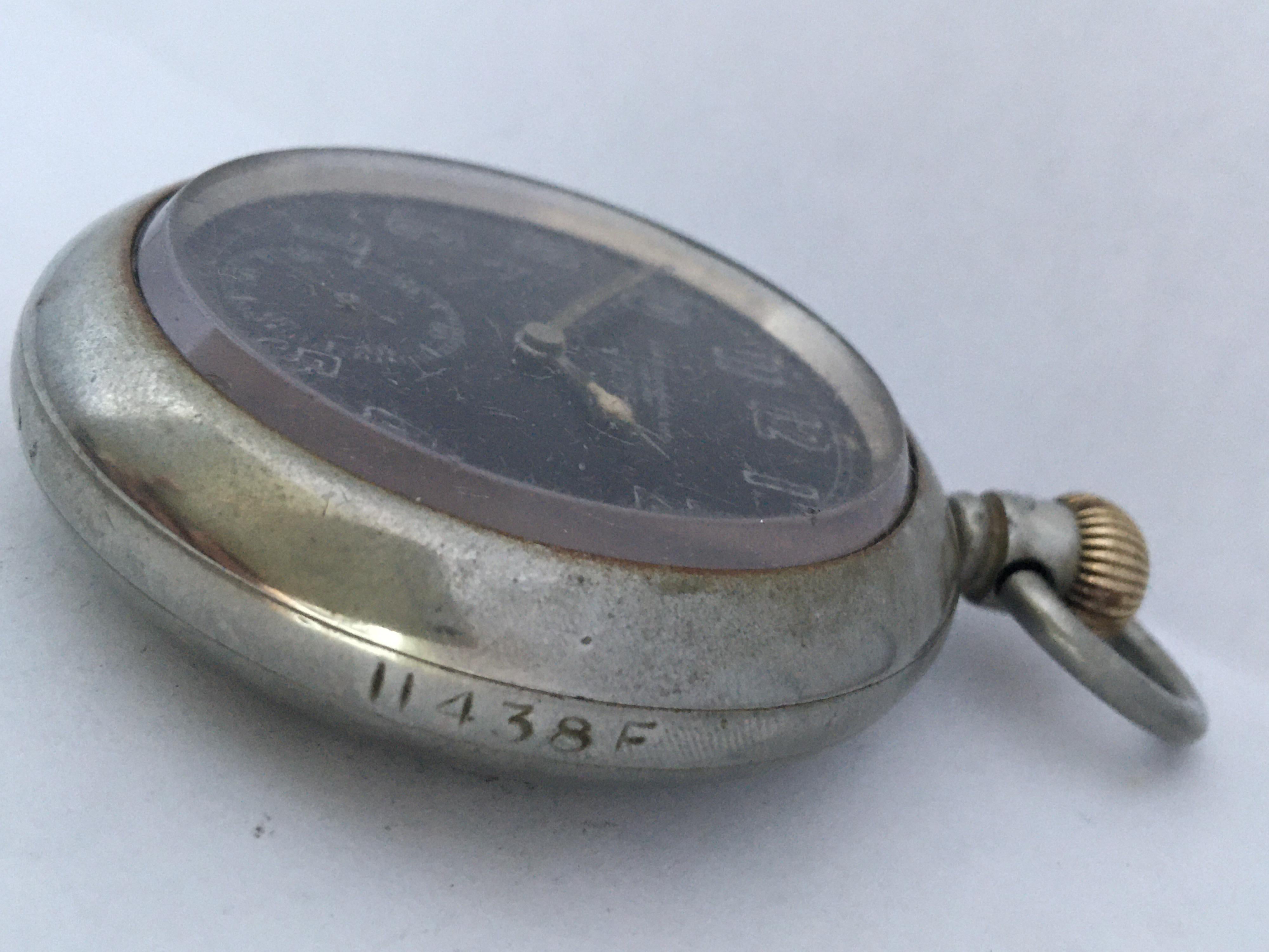 Antique WW1 Pocket Watch, H. Williamson Ltd London 11438F 3