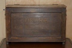 ANTiQUE WWII CIRCA 1939 BOOTS FIRST AID KIT BOX FOR WAREHOUSES AND FACTORIES