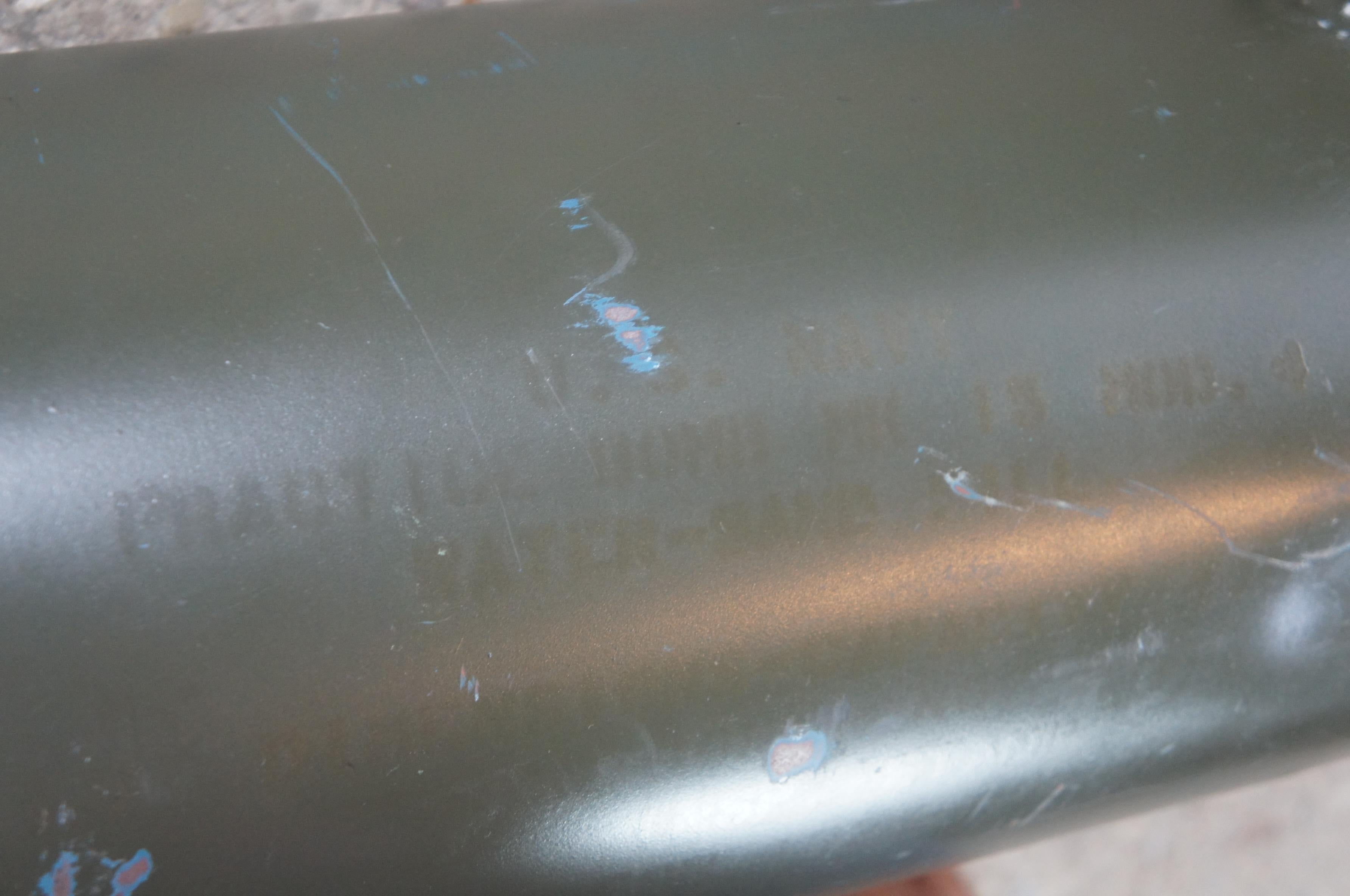 Antique WWII MK 15 Navy Military Practice Bomb Shell Torpedo Missle Test Rocket 2